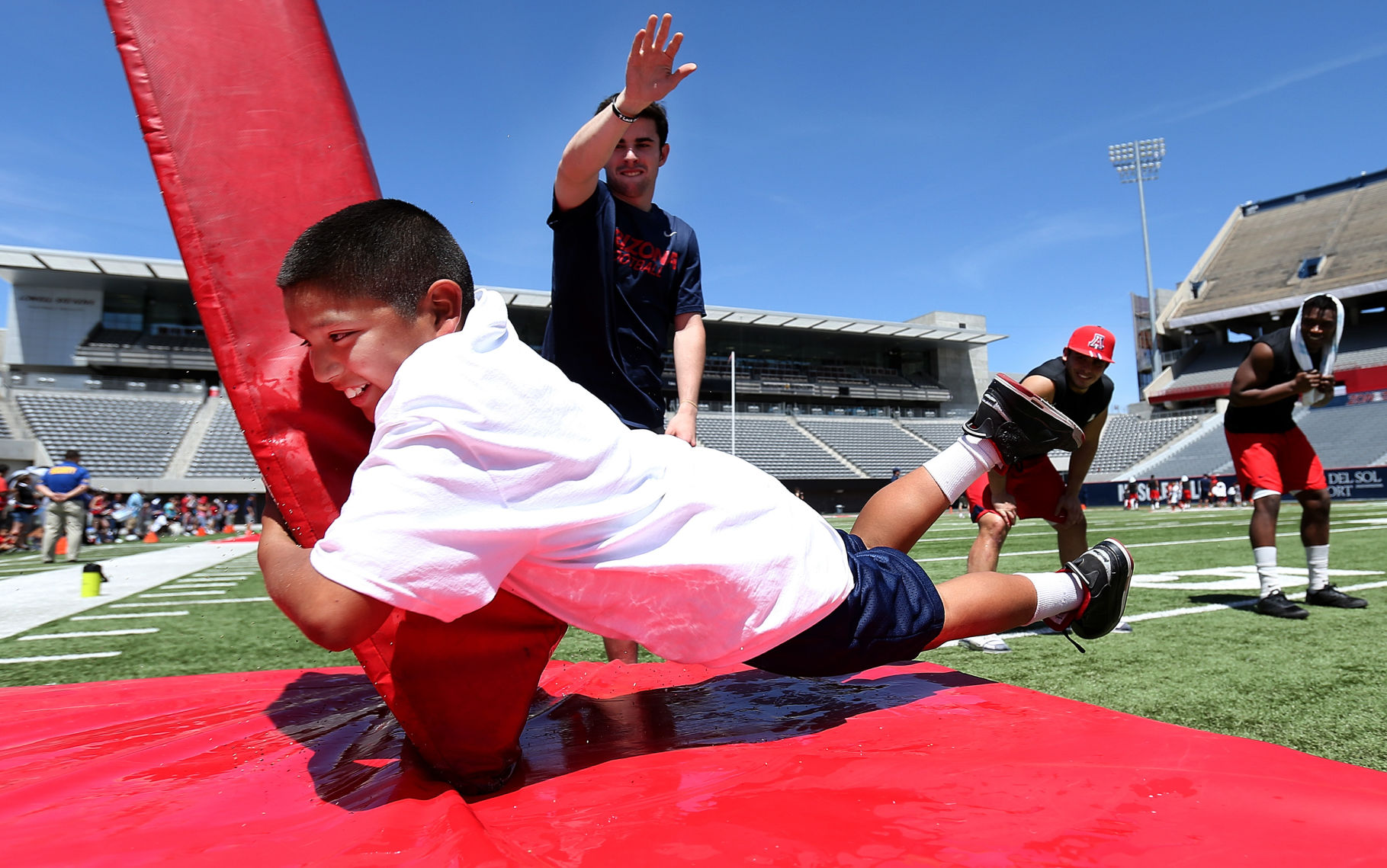 Arizona Wildcats KidCats spring football experience